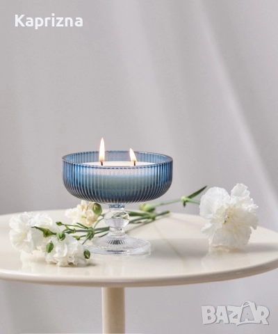 Последни бройки Луксозна ароматна свещ в чаша, снимка 5 - Декорация за дома - 52264914