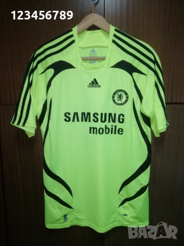 Chelsea Drogba Adidas оригинална тениска фланелка Челси Дрогба XL , снимка 2 - Тениски - 52683218