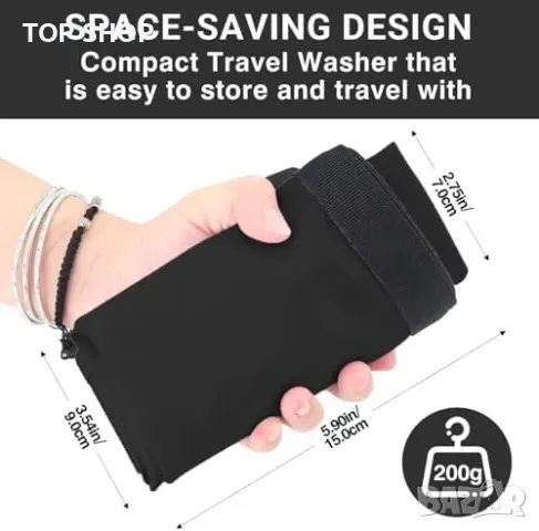 Нова Компактна чанта за пране пералня + простор за къмпинг и пътуване, снимка 6 - Къмпинг мебели - 49945116