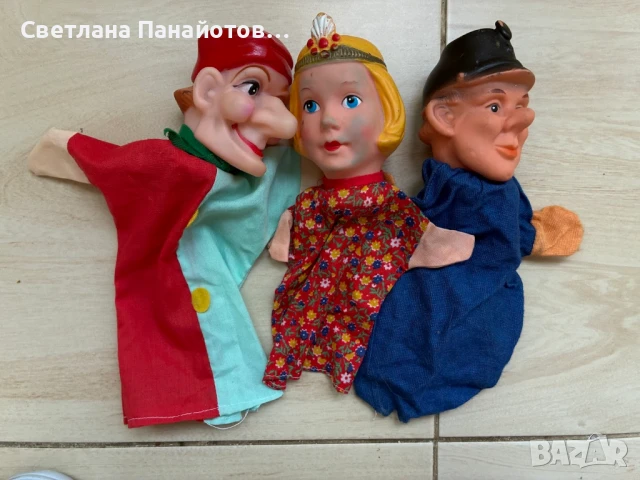 3 броя кукли за куклен театър
