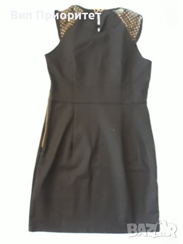 PHILIPP PLEIN - Черна маркова рокля , много стилна и елегантна, страничен ефектно подчертан цип , снимка 8 - Рокли - 37265406