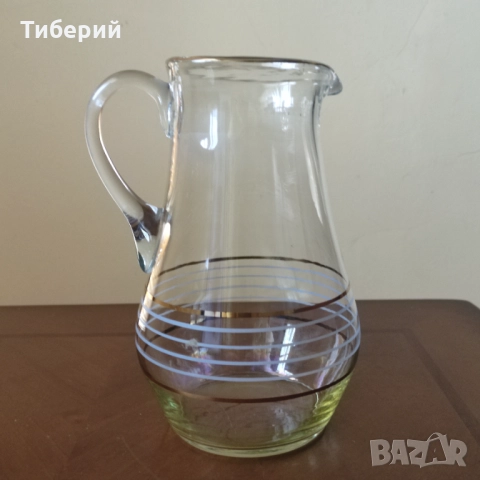 Стъклена кана ретро/стара, снимка 2 - Аксесоари за кухня - 52183803