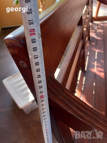 Ретро дървена пейка масив , снимка 10 - Дивани и мека мебел - 38347046