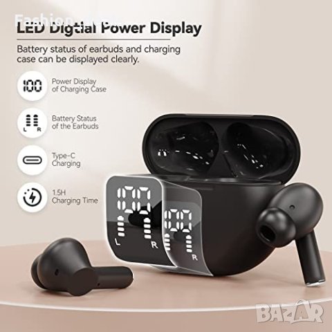 Нови Безжични слушалки Спортни с кутия за зареждане Earbuds за музика, снимка 3 - Bluetooth слушалки - 40257414