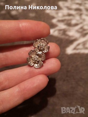 Обеци с винт, снимка 6 - Обеци - 27667407