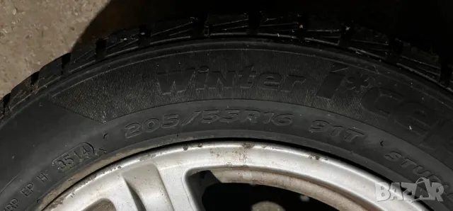 4бр. оригинални италиански алуминиеви джанти 16" 5х114,3мм 7J ЕТ35 модел GLO1706зимни гуми 205/55/16, снимка 7 - Гуми и джанти - 50214435
