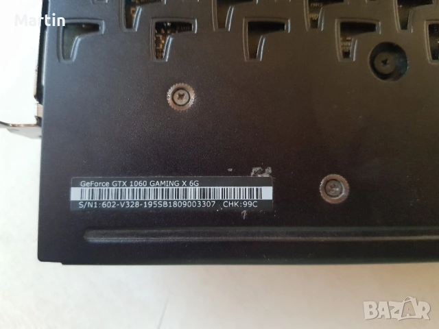 Видео карта MSI Nvidia GTX 1060 6GB, снимка 7 - Видеокарти - 53387397