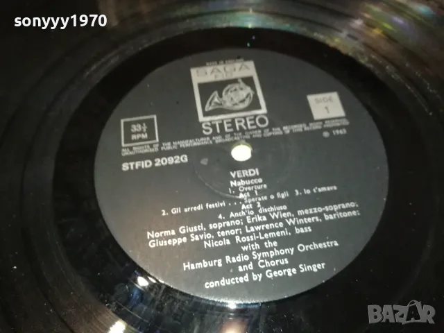 NABUCCO VERDI-ПЛОЧА ОТ ДАНИЯ 1411241223, снимка 14 - Грамофонни плочи - 47966283