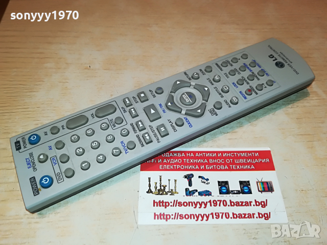 LG 6711R1P072A DVD/VIDEO REMOTE-ВНОС SWISS 1004221805, снимка 2 - Дистанционни - 36409531