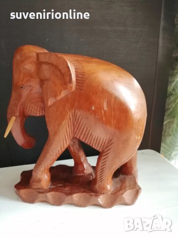 Сувенир дървен слон , снимка 1 - Статуетки - 40267294