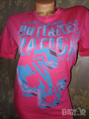 S. Olivier M,L-Нова оригинална тениска в розово с надписи, снимка 4 - Тениски - 37545948