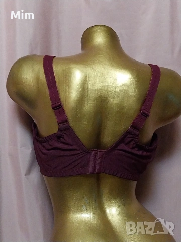 М&S 90G Сутиен за едра дама цвят бордо, снимка 5 - Бельо - 53253385