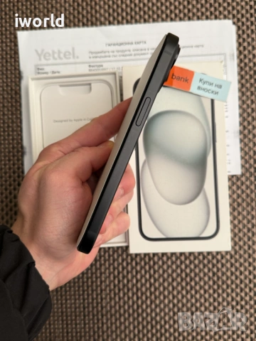 100% Батерия❗️36М ГАР! 📛 iPhone 15❗️ Лизинг от 19€/мес ❗️Black черен 128гб , снимка 6 - Apple iPhone - 53231170