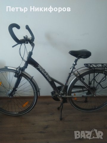 Продавам алуминиев градски велосипед Pegasus solero ,28 цола, снимка 9 - Велосипеди - 40807515