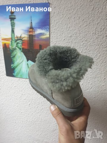 оригинални боти  UGG Mini Bailey Button Bling 1003889  номер 37, снимка 10 - Дамски боти - 38674515