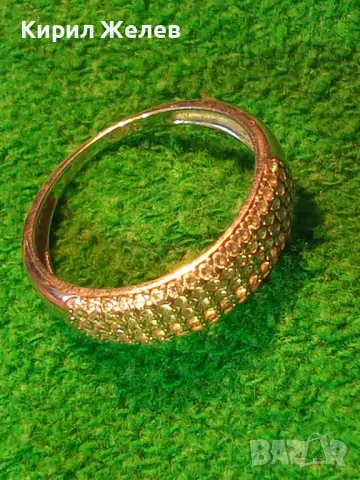 ЕЛЕГАНТЕН ФЕШЪН АРТ СКЪПОЦЕНЕН СРЕБЪРЕН ПРЪСТЕН РОДИРАНО СРЕБРО 925 ОБСИПАН с БЛЕСТЯЩИ ЦИРКОНИ 48878, снимка 17 - Пръстени - 49886319