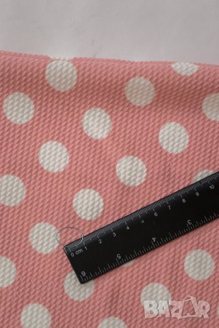 Розова рокля на бели точки марка Cocoviu XS и M, снимка 7 - Рокли - 39680234