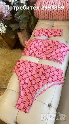 Бански бикини Гучи*Gucci technical bloom, снимка 3 - Бански костюми - 51339367