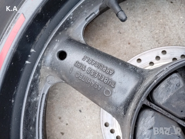 Задна джанта Suzuki Bandit 600, снимка 6 - Части - 51913650