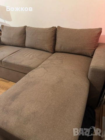 разтегателен диван с лежанка в София, снимка 3 - Дивани и мека мебел - 52485830