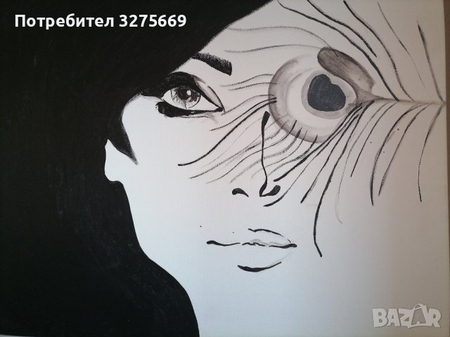 Рисувана картина, снимка 4 - Картини - 43914288