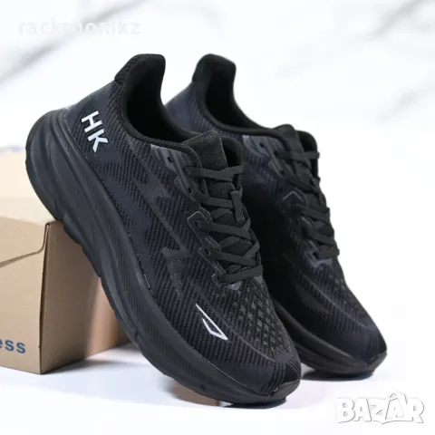 Мъжки черни маратонки с олекотена подметка – модерни и удобни | M9144-1 All Black