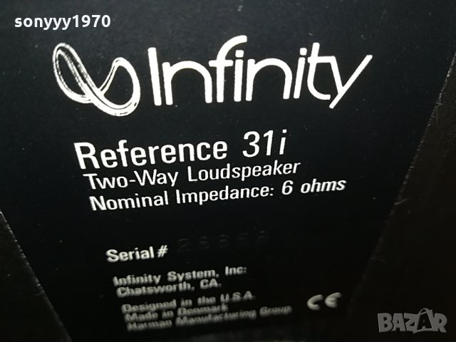 ⭐infinity reference 31i 6ohm-внос germany 2807210946, снимка 16 - Тонколони - 33648038