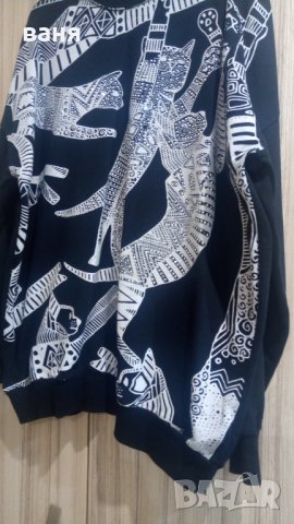 Дамска блуза с камъчета котки