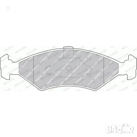 FERODO FSL1081 ПРЕДНИ НАКЛАДКИ FORD Fiesta Mk3 Mk4 Mk5, Puma, Courier, MAZDA 121 1989-2003 OE1010503