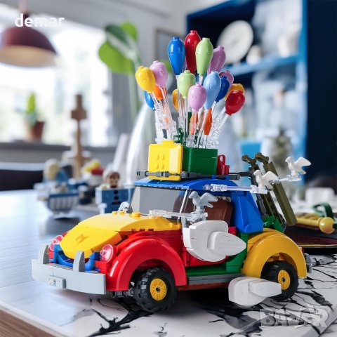 VEPOWER Idea Beette Building Set с балони, съвместим с Lego Friends, снимка 7 - Конструктори - 43605396