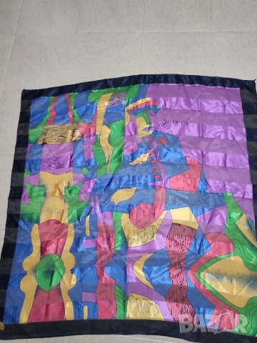 огромен размер нов вносен италиански копринен шал пикасо