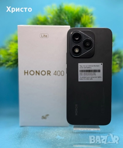 ГАРАНЦИОНЕН!!! HONOR 400 Lite, 8GB RAM, 256GB, Velvet Black , снимка 4 - Други - 51611169