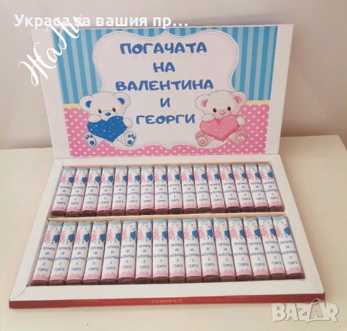 бонбони за почерпка на гостите с дизайн съобразен с темата на празника , снимка 7 - Други - 43901157