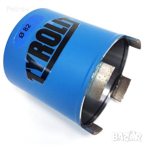 Диамантена боркорона 82x70xM16 - TYROLIT DDE - ПРОФЕСИОНАЛНА /СУХО ПРОБИВАНЕ /за разклонителни кутии