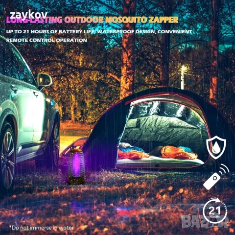 Акумулаторна лампа за унищожаване на мухи - „Направи си сам“ UV лампа, снимка 3 - Друга електроника - 50104874