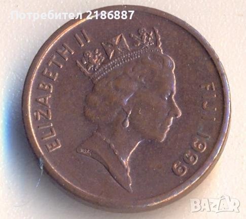 Фиджи цент 1999 година, снимка 2 - Нумизматика и бонистика - 38067175