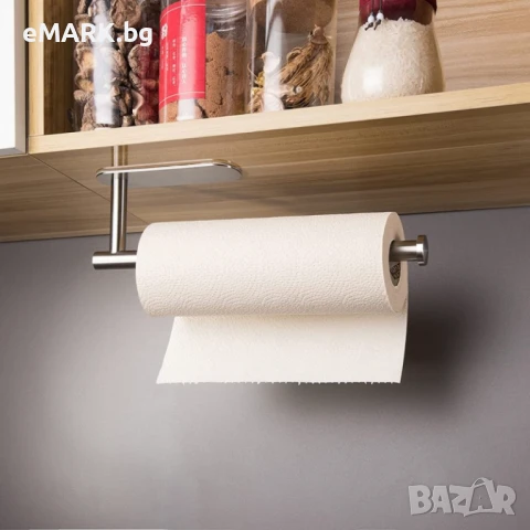 Метална поставка за кухненска хартия, снимка 1