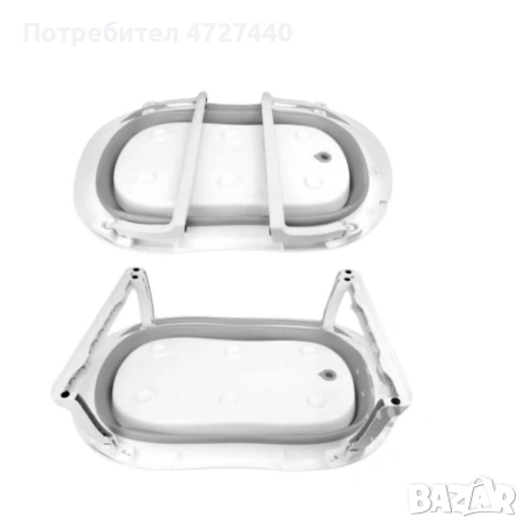 Сгъваема бебешка вана, снимка 6 - За банята - 53341104