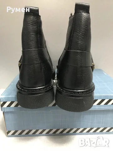 Нови обувки естествена кожа, мъжки, снимка 3 - Мъжки боти - 48409290