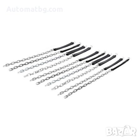 Вериги за сняг метални Automat 10 бр тип прешлен 14 -16 ЦОЛА 50СМ, снимка 4 - Аксесоари и консумативи - 27196401