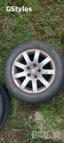 джанти с гуми 15, 5х112, 7j et 37 vw, audi , снимка 3 - Гуми и джанти - 50475584