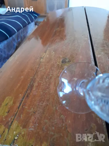 Стара стъклена ваза #15, снимка 7 - Вази - 49479616