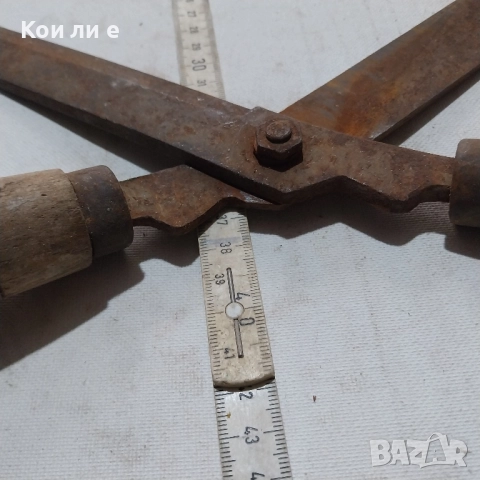 Стара ножица за храсти , снимка 3 - Антикварни и старинни предмети - 52005202
