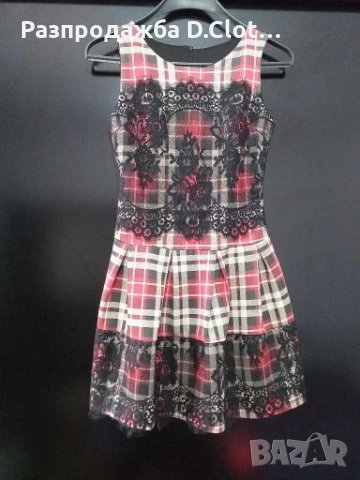 Рокля с дантелаS размер, снимка 3 - Рокли - 27938040