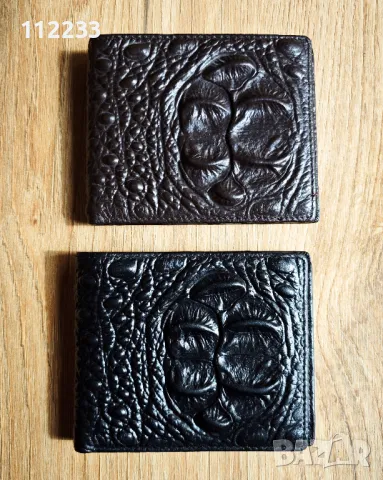 Чисто нови мъжки кожени портфейли