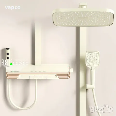 Модерен хидромасажен душ с дисплей и LED подсветка D38, снимка 4 - Душове - 49405534