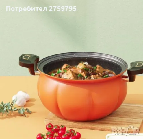 ХИТ.ПРОМОЦИЯ.Микро тенджера под налягане с незалепващо гранитно покритие 8 Литра.

, снимка 3 - Съдове за готвене - 49323907