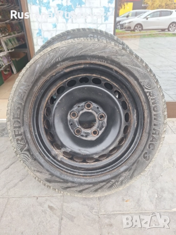 Зимни гуми с метални джанти, снимка 5 - Гуми и джанти - 52330683