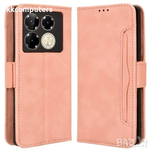 Infinix Note 40 Pro 4G X6850 Magnetic Wallet Кожен Калъф и Протектор, снимка 2 - Калъфи, кейсове - 50767436