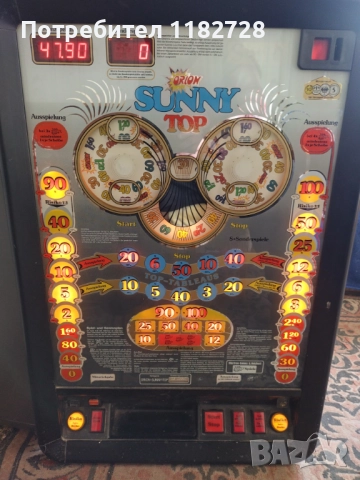 Немска  електронна игра - ротативка  SUNNY-TOP +жетони